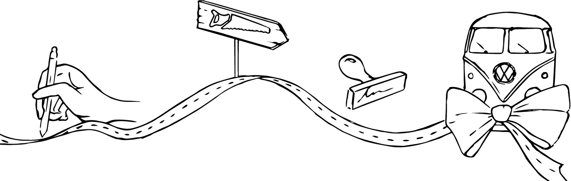 Fresque illustrant les étapes d'un projet d'aménagement